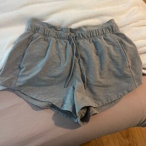 Lululemon inner glow shorts grey size 8